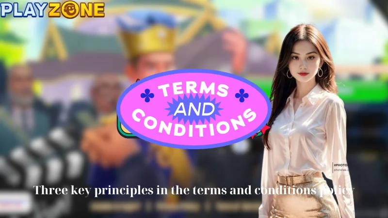 Three key principles in the terms and conditions policy